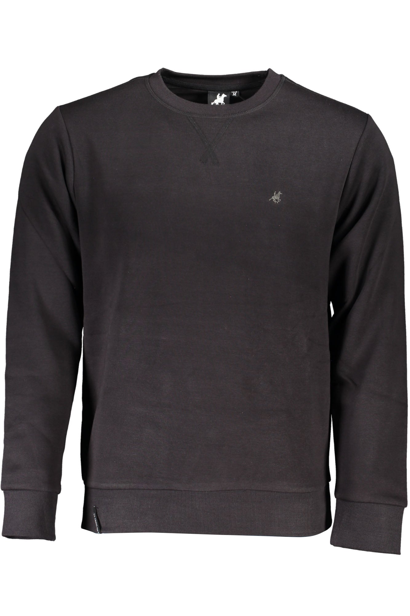 U.S. GRAND FELPA SENZA ZIP UOMO NERO