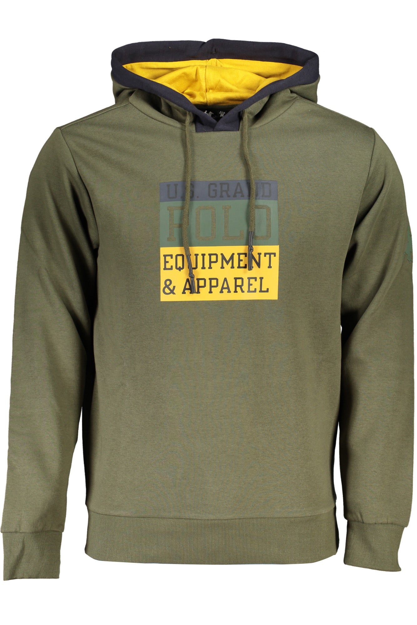 U.S. GRAND FELPA SENZA ZIP UOMO VERDE