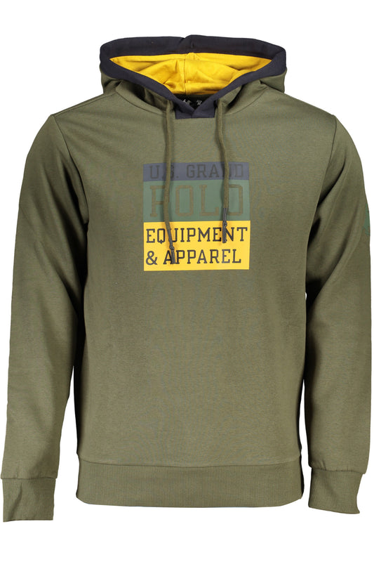 U.S. GRAND FELPA SENZA ZIP UOMO VERDE