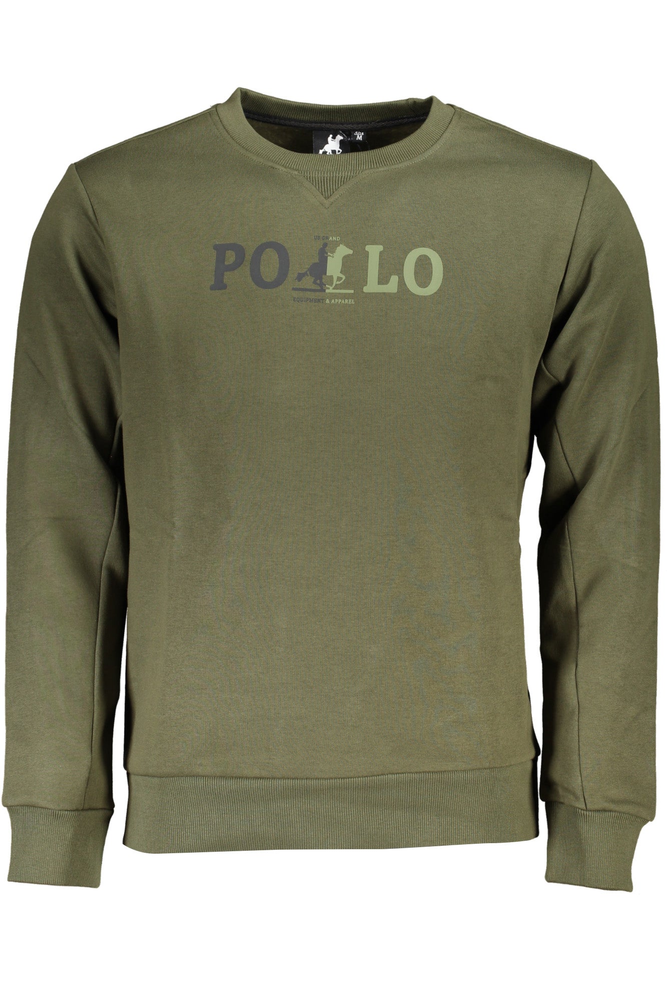 U.S. GRAND FELPA SENZA ZIP UOMO VERDE