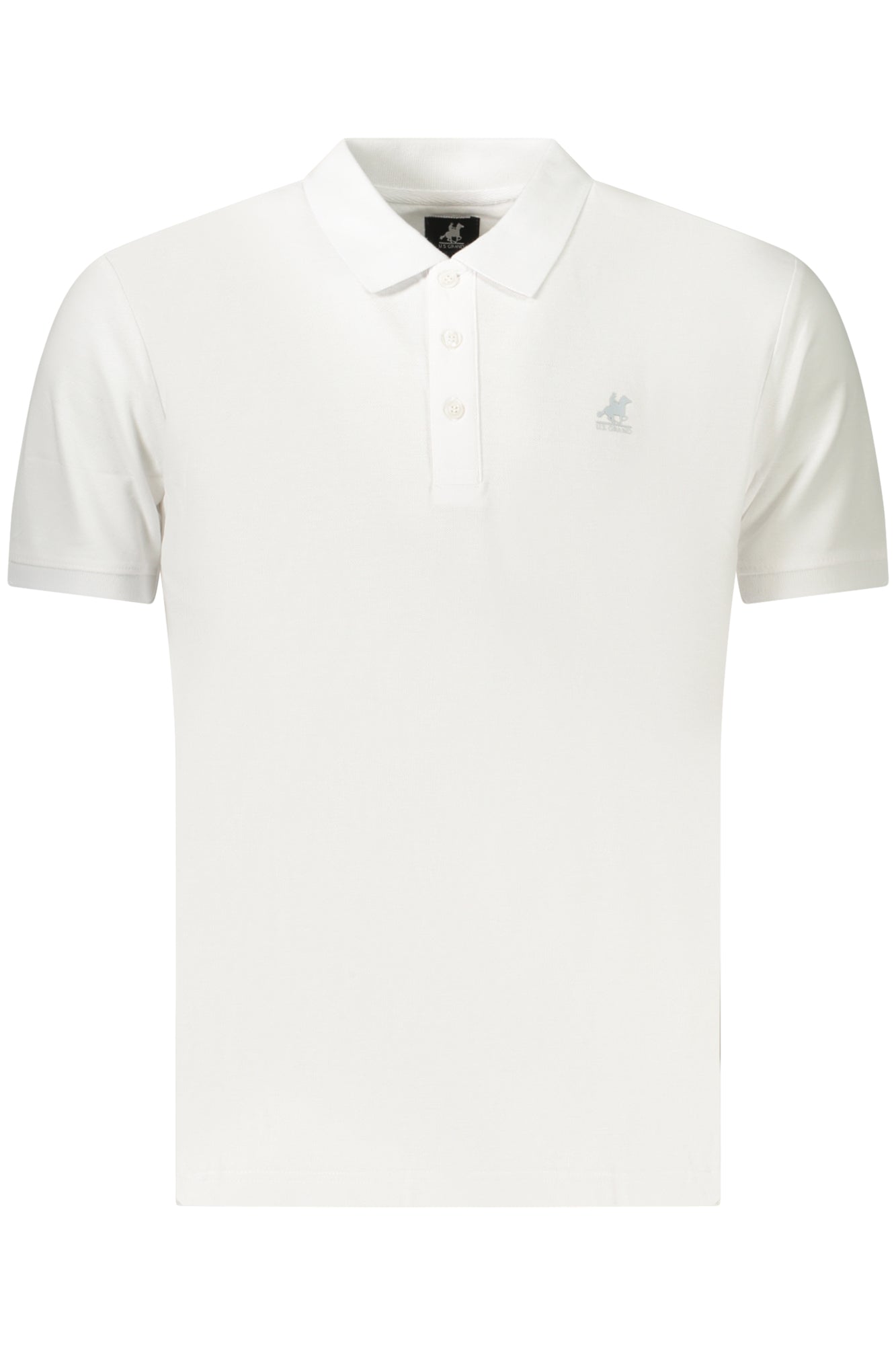 U.S. GRAND POLO MANICHE CORTE UOMO BIANCO