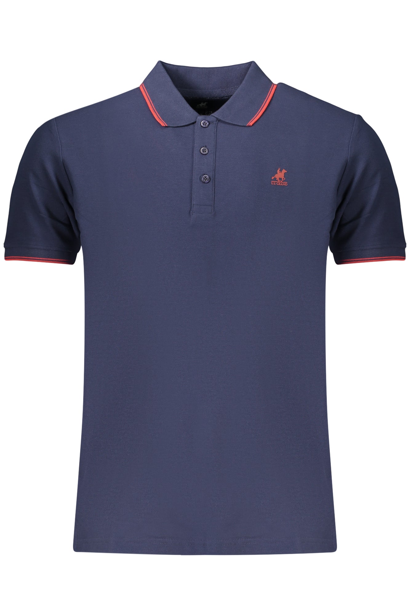 U.S. GRAND POLO MANICHE CORTE UOMO BLU