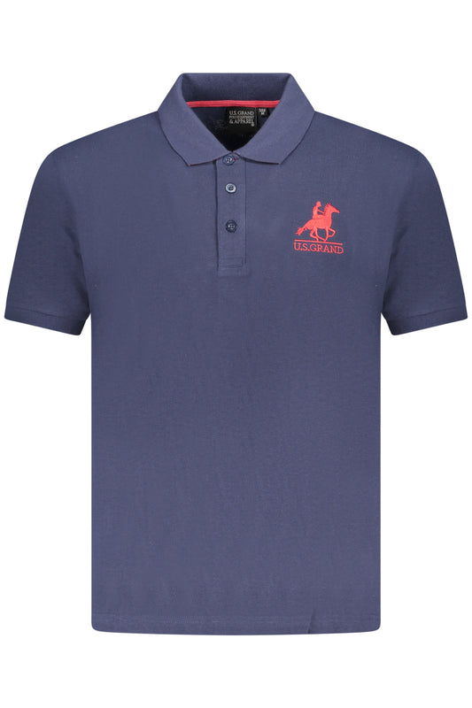 U.S. GRAND POLO MANICHE CORTE UOMO BLU