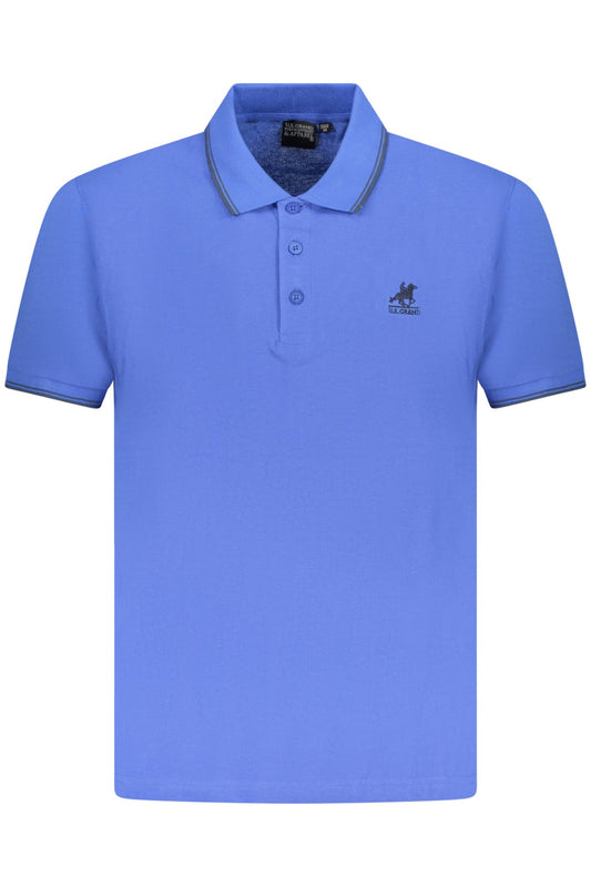 U.S. GRAND POLO MANICHE CORTE UOMO BLU
