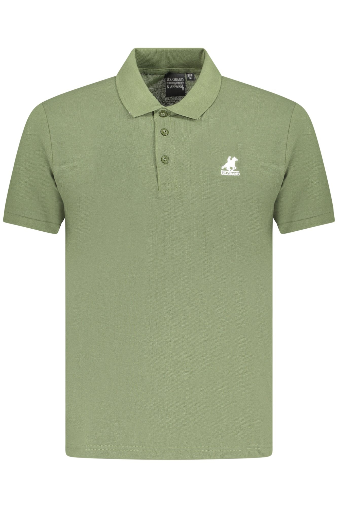 U.S. GRAND POLO MANICHE CORTE UOMO VERDE