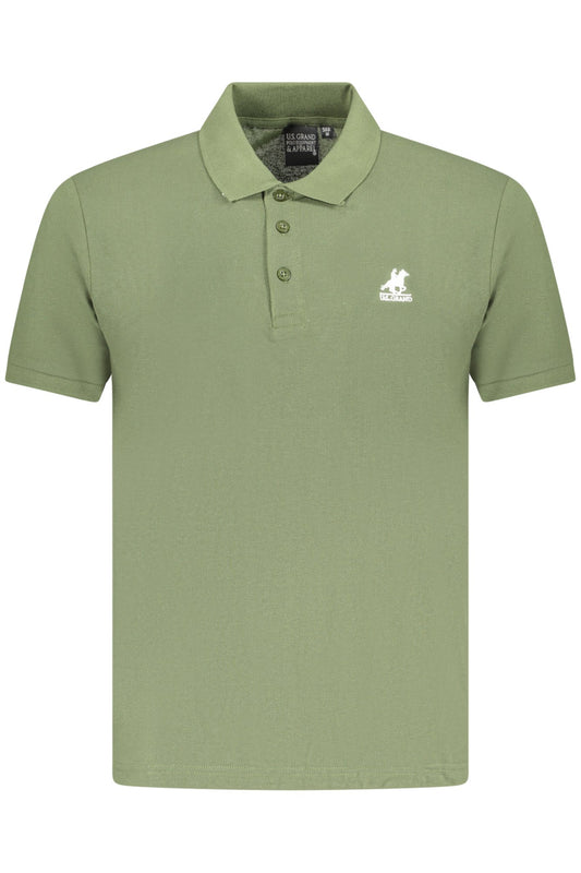 U.S. GRAND POLO MANICHE CORTE UOMO VERDE
