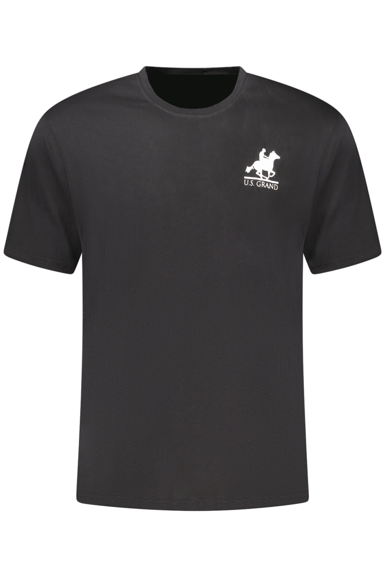 U.S. GRAND T-SHIRT MANICHE CORTE UOMO NERO