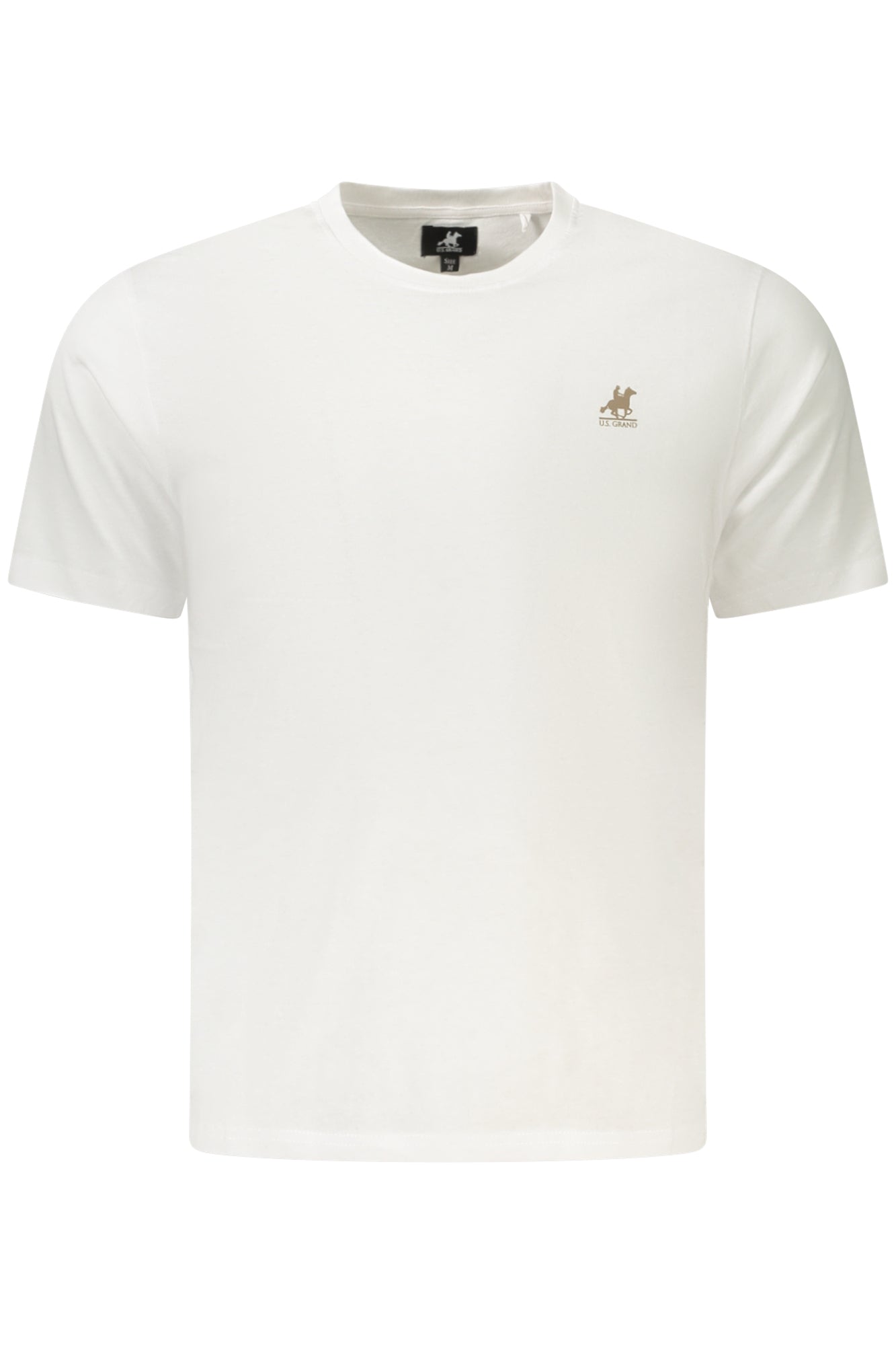 U.S. GRAND T-SHIRT MANICHE CORTE UOMO BIANCO