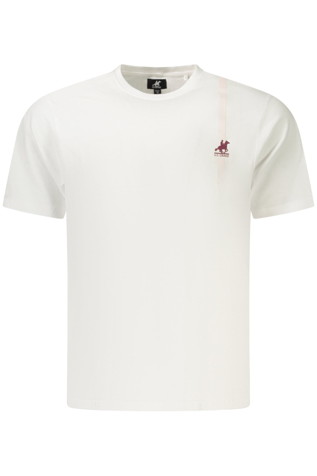 U.S. GRAND T-SHIRT MANICHE CORTE UOMO BIANCO