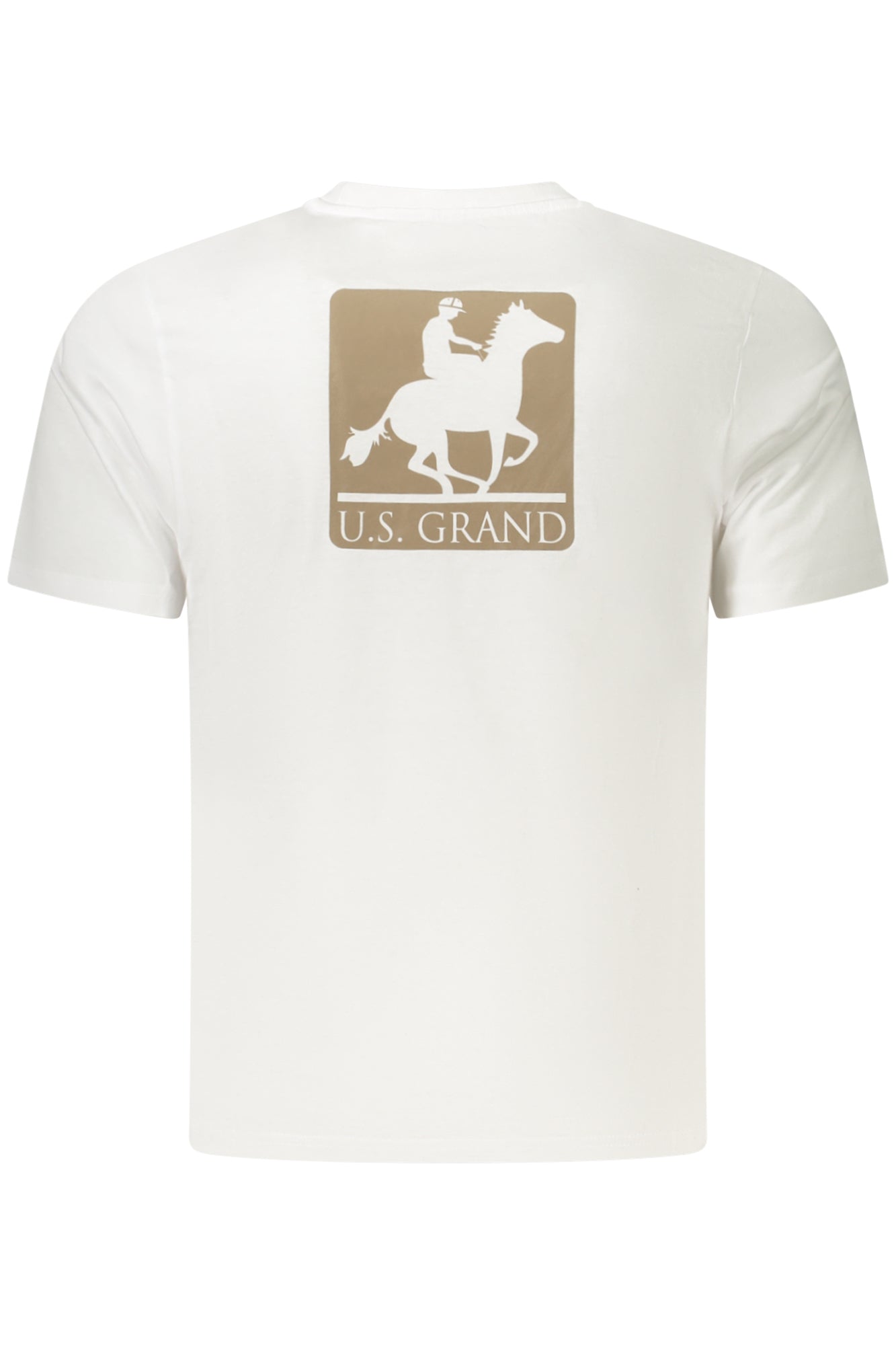 U.S. GRAND T-SHIRT MANICHE CORTE UOMO BIANCO