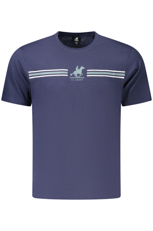 U.S. GRAND T-SHIRT MANICHE CORTE UOMO BLU