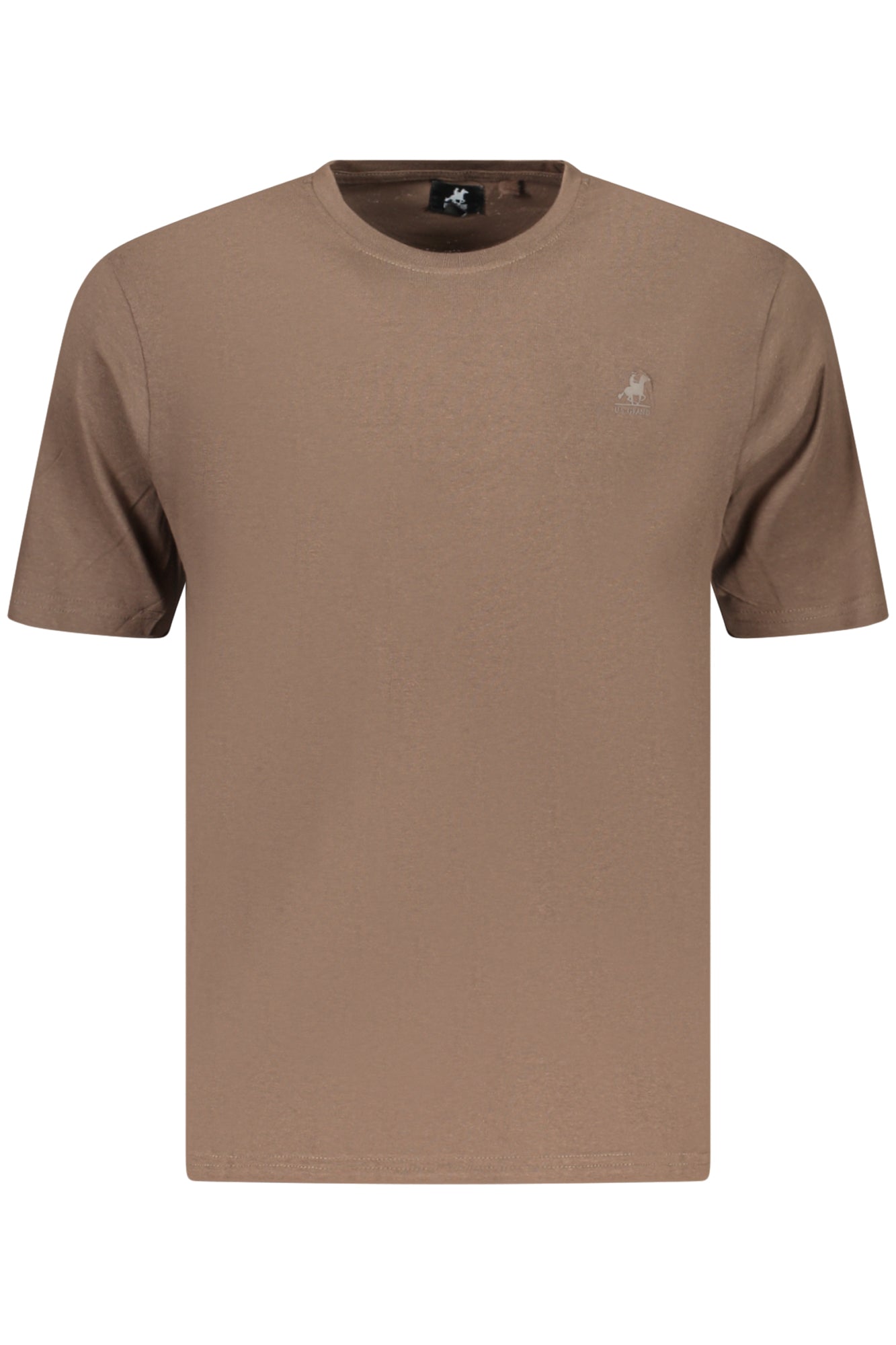 U.S. GRAND T-SHIRT MANICHE CORTE UOMO MARRONE