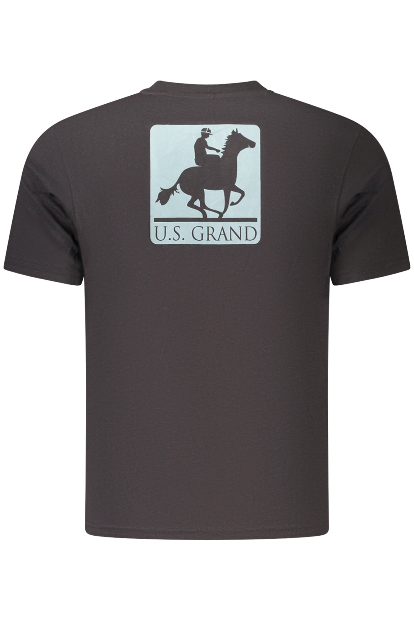 U.S. GRAND T-SHIRT MANICHE CORTE UOMO NERO