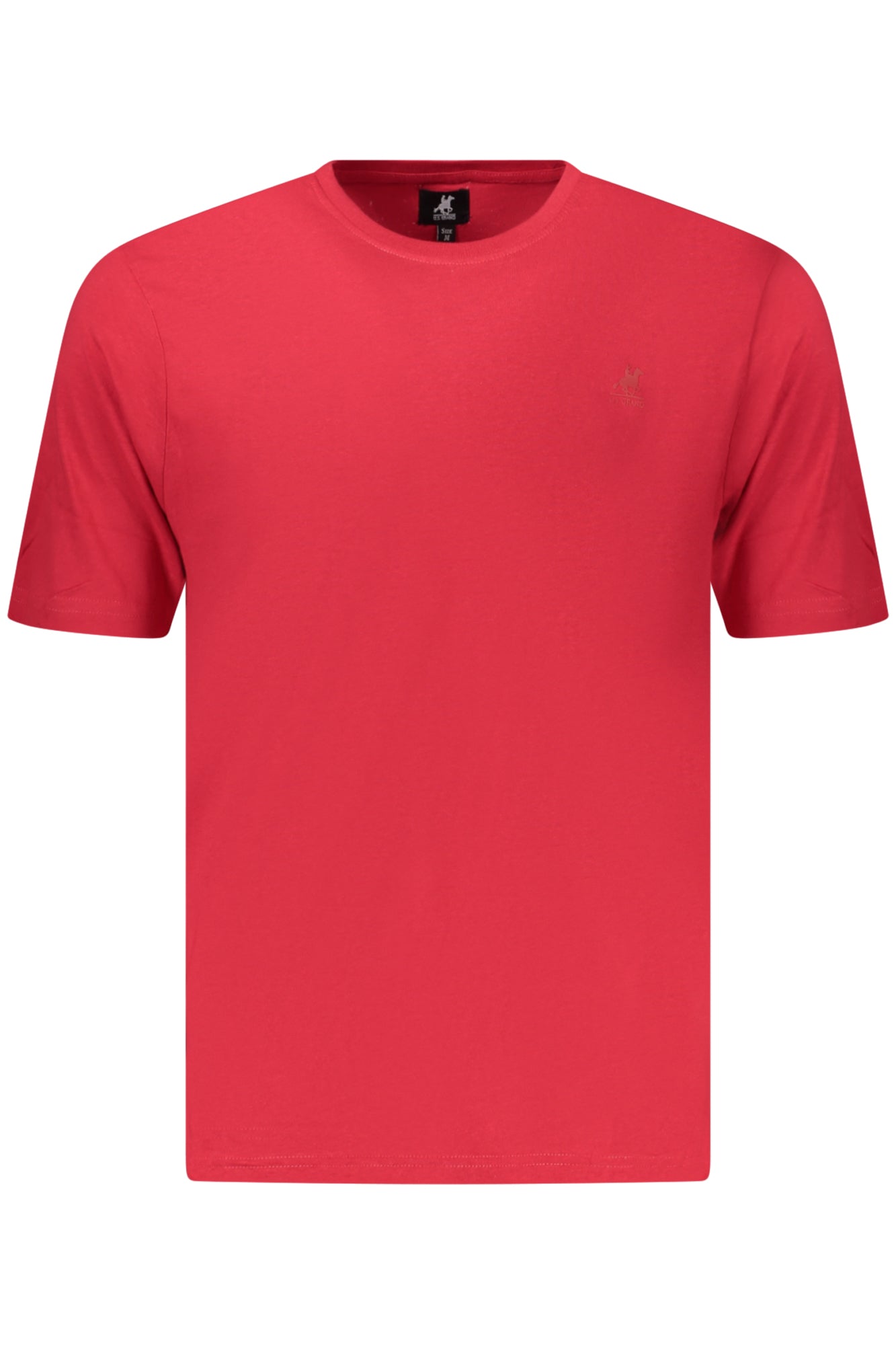U.S. GRAND T-SHIRT MANICHE CORTE UOMO ROSSO