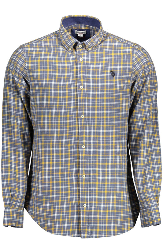 U.S. POLO ASSN. CAMICIA MANICHE LUNGHE UOMO BLU