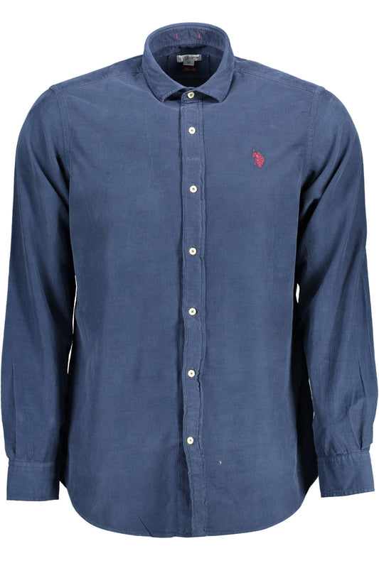 U.S. POLO ASSN. CAMICIA MANICHE LUNGHE UOMO BLU