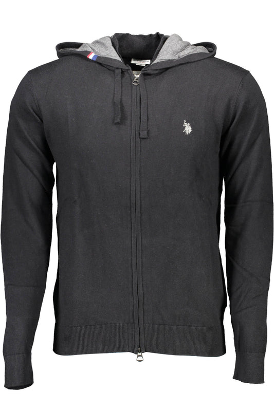U.S. POLO ASSN. CARDIGAN UOMO NERO