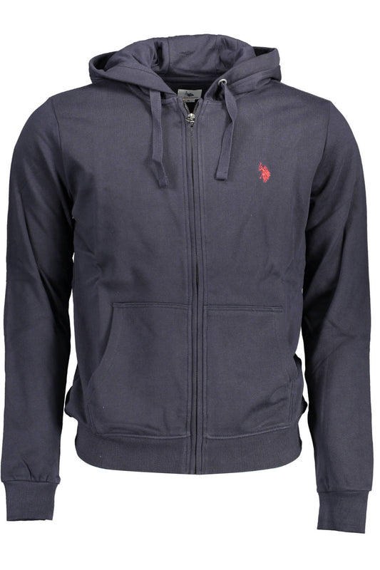 U.S. POLO ASSN. FELPA CON ZIP UOMO BLU