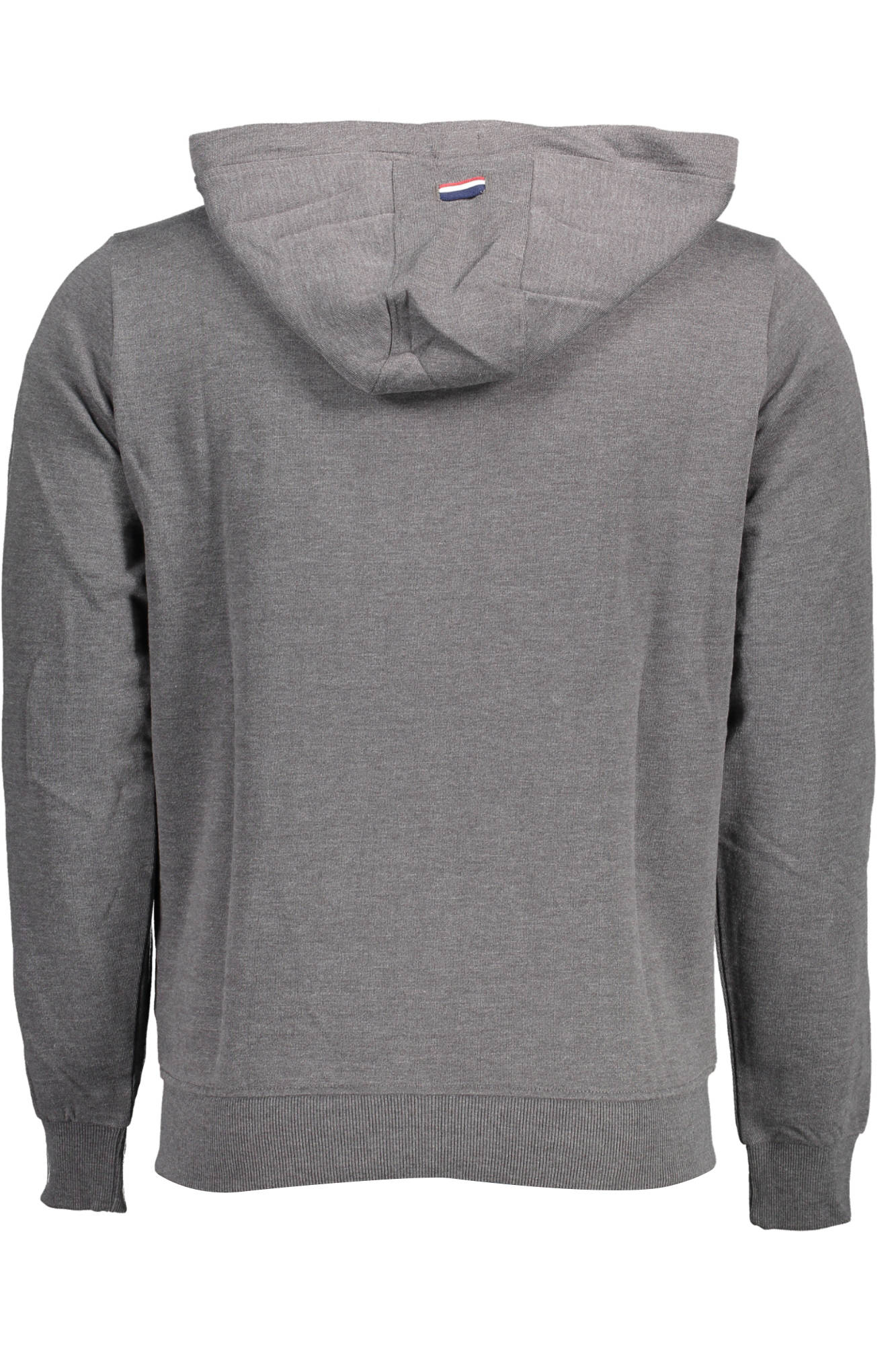 U.S. POLO ASSN. FELPA CON ZIP UOMO GRIGIO