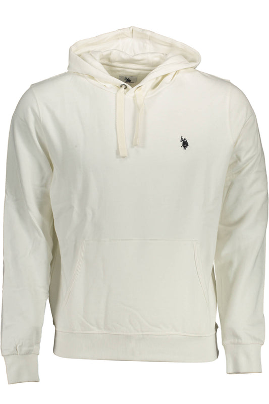 U.S. POLO ASSN. FELPA SENZA ZIP UOMO BIANCO