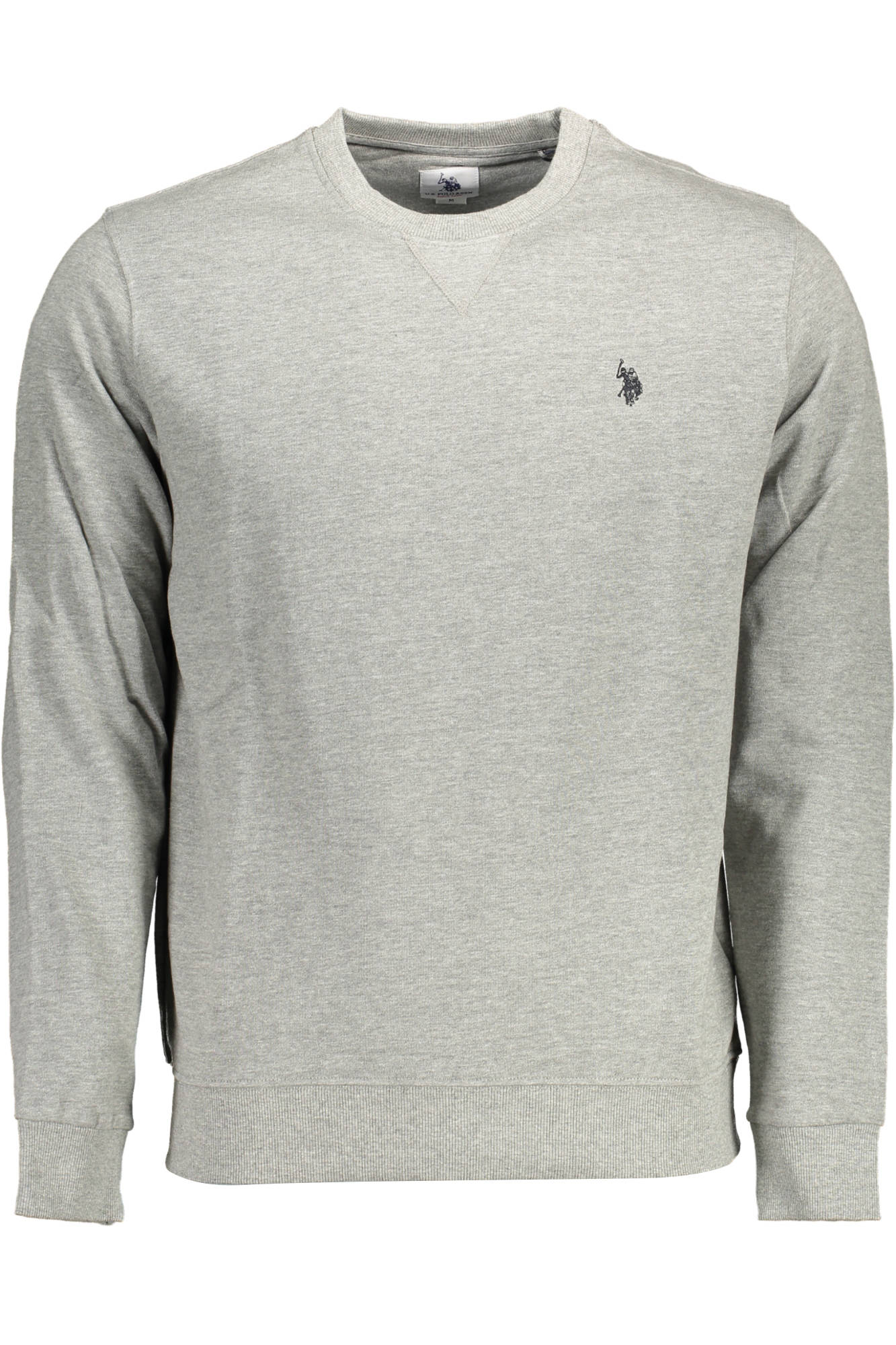U.S. POLO ASSN. FELPA SENZA ZIP UOMO GRIGIO