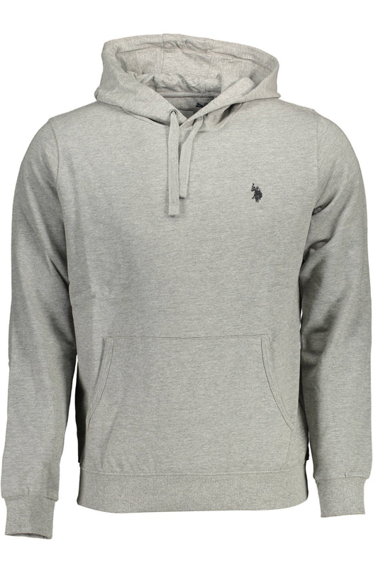 U.S. POLO ASSN. FELPA SENZA ZIP UOMO GRIGIO