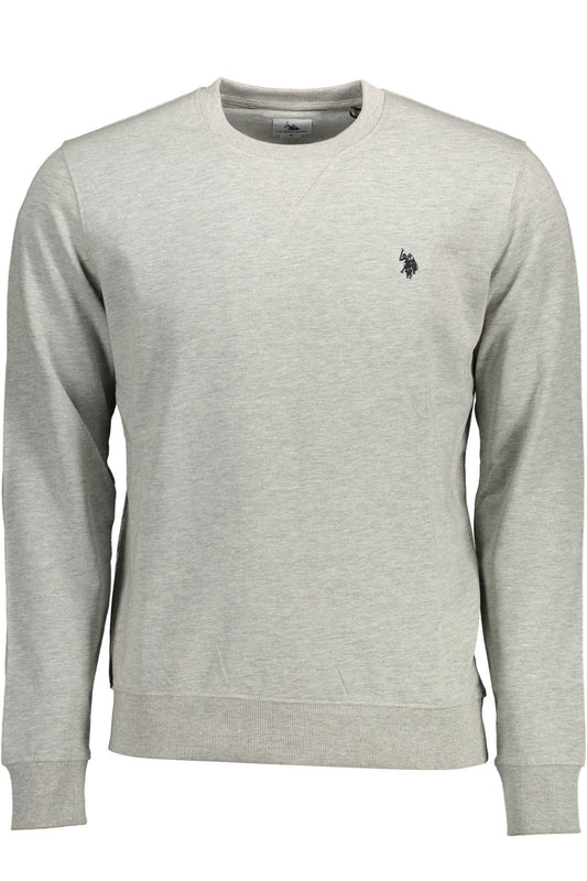 U.S. POLO ASSN. FELPA SENZA ZIP UOMO GRIGIO