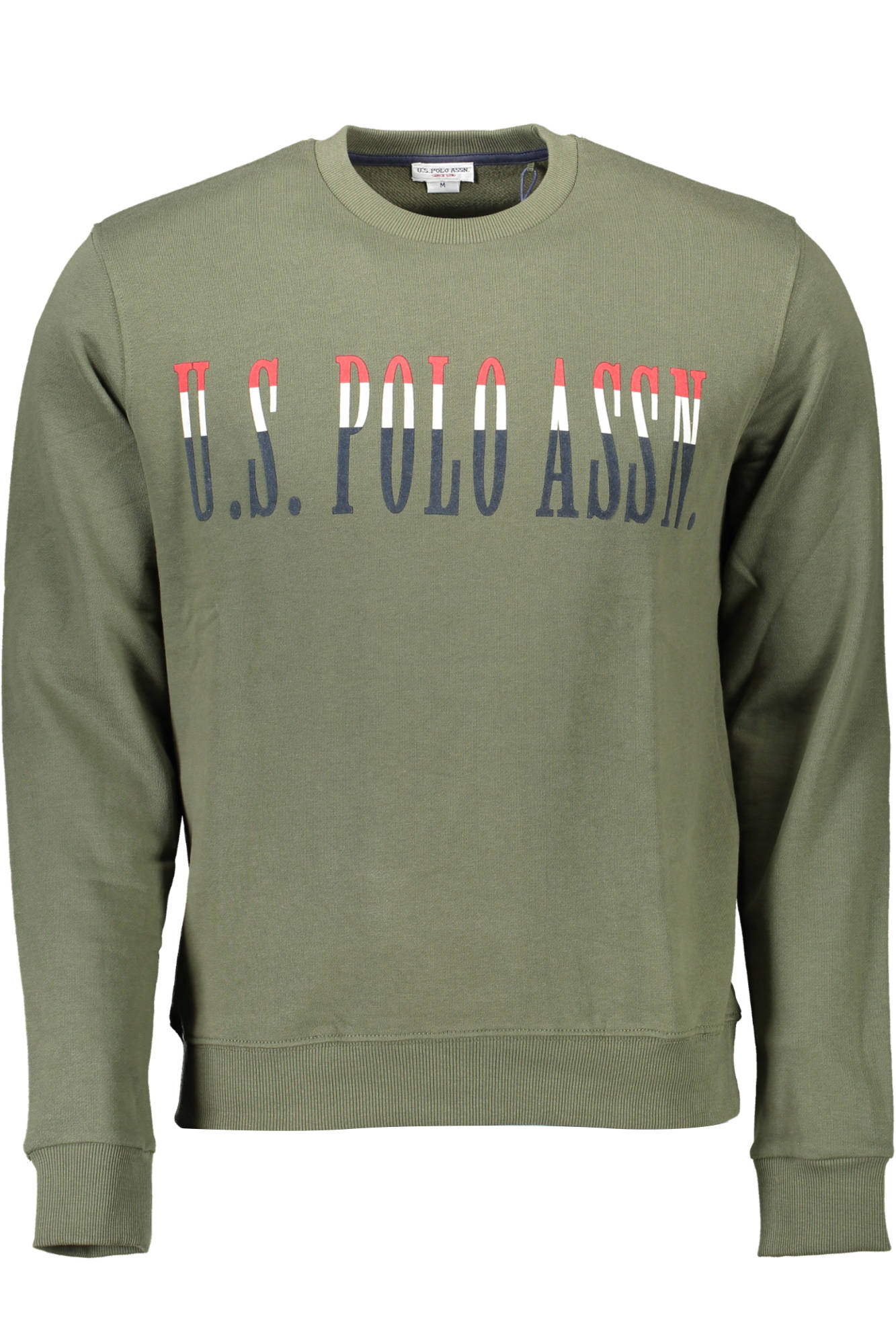 U.S. POLO ASSN. FELPA SENZA ZIP UOMO VERDE