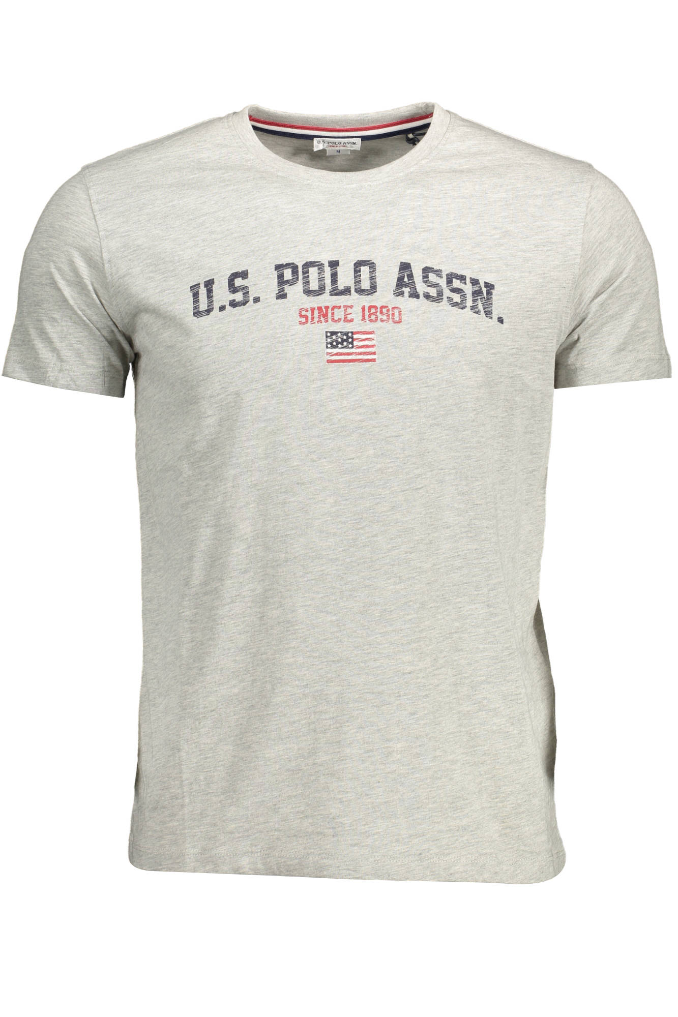 U.S. POLO ASSN. T-SHIRT MANICHE CORTE UOMO GRIGIO